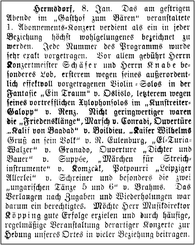 1897-01-08 Hdf Konzert Zim Schwarzen Baer